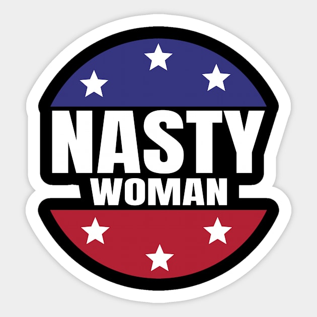 nasty woman Sticker by moudzy